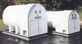 Horizontal CO2 Storage Tank