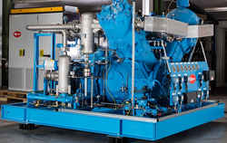 TVx 900 series compressors can be constructed as one, two or three-stage. A booster variant is available in this series.

Main advantages:

Oil-free compression without the use of filters
Water-cooling
Low maintenance
Durable
Efficient
Robust
Suitable for toxic and combustible gases